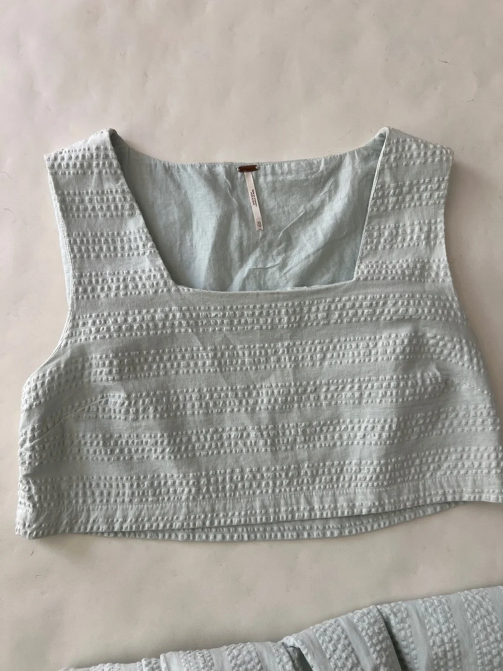 Free People Set For Sunshine 2 Piece Matching Set in Cloud Rider XS (Oversized) - Picture 6 of 9